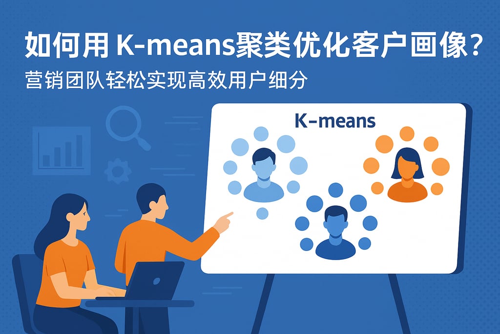 如何用K-means聚类优化客户画像？营销团队轻松实现高效用户细分