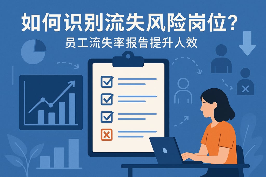 如何识别流失风险岗位？员工流失率报告提升人效