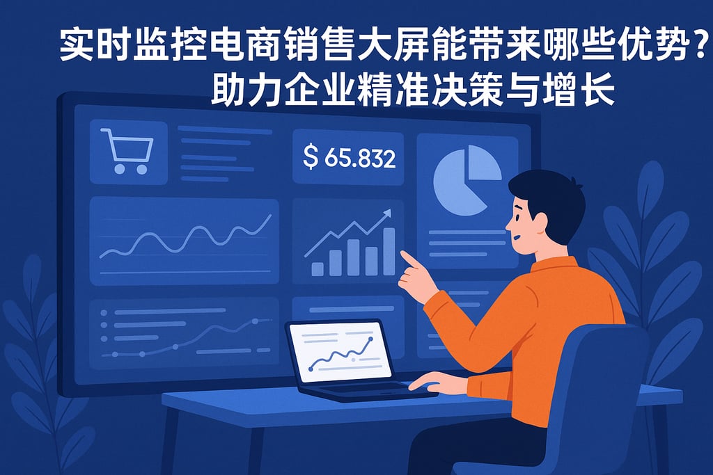 实时监控电商销售大屏能带来哪些优势？助力企业精准决策与增长