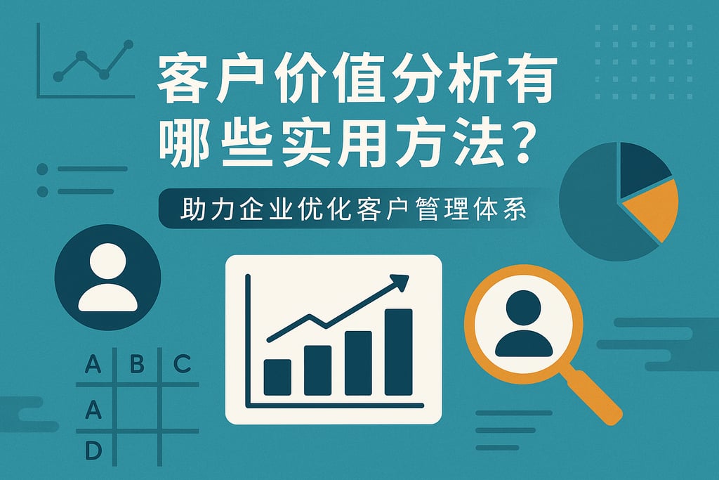 客户价值分析有哪些实用方法？助力企业优化客户管理体系