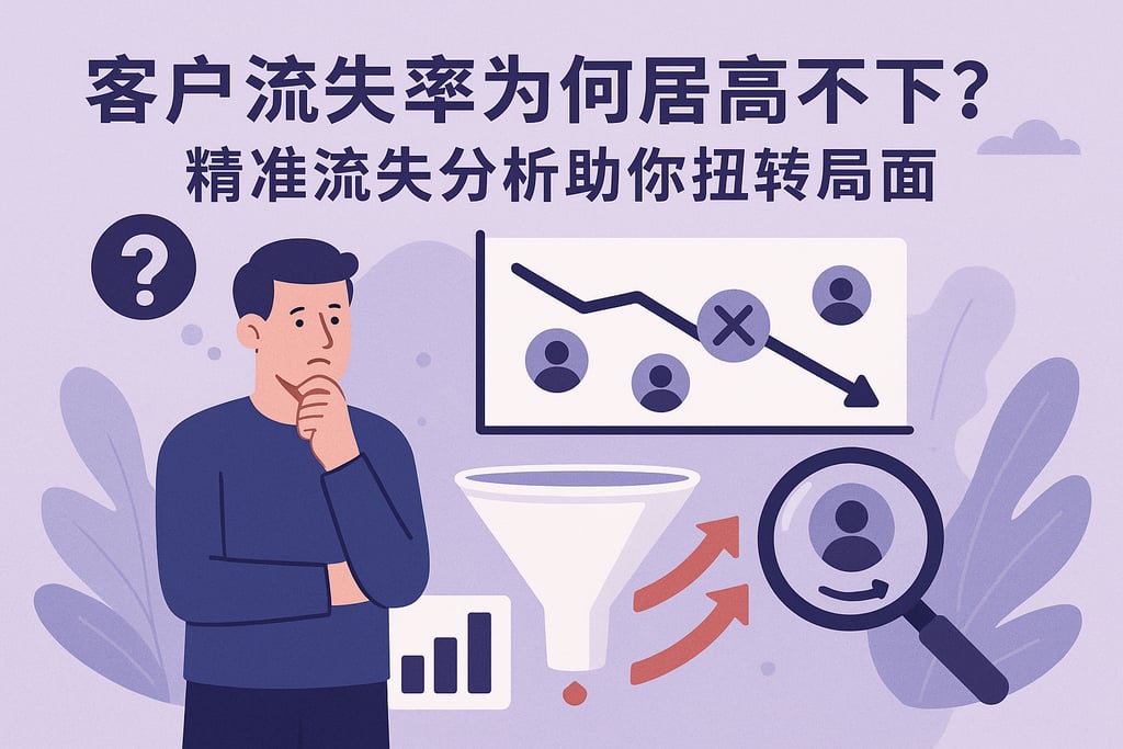 客户流失率为何居高不下？精准流失分析助你扭转局面