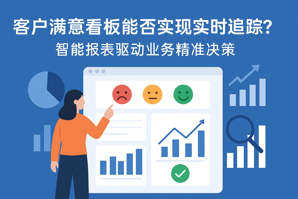 客户满意看板能否实现实时追踪？智能报表驱动业务精准决策
