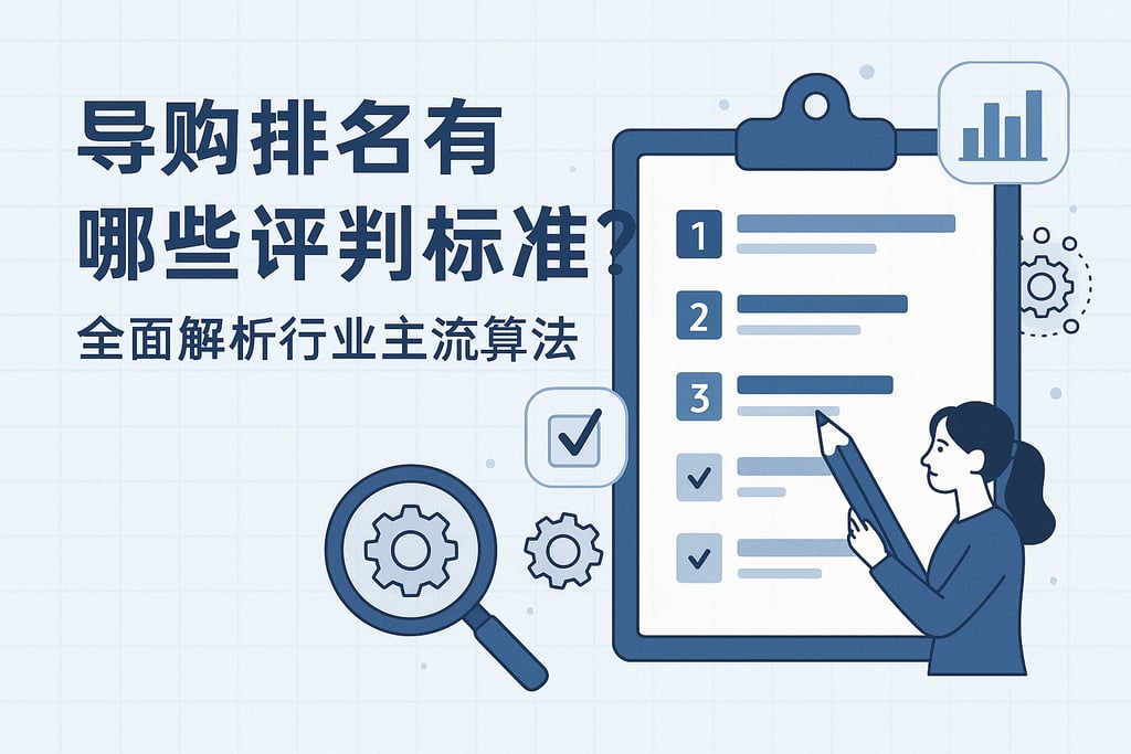 导购排名有哪些评判标准？全面解析行业主流算法