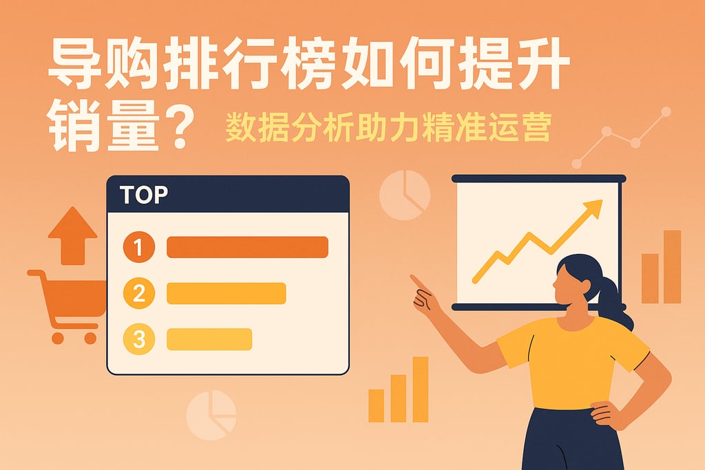 导购排行榜如何提升销量？数据分析助力精准运营