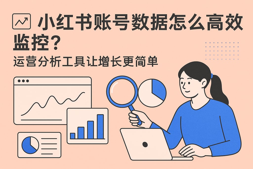 小红书账号数据怎么高效监控？运营分析工具让增长更简单
