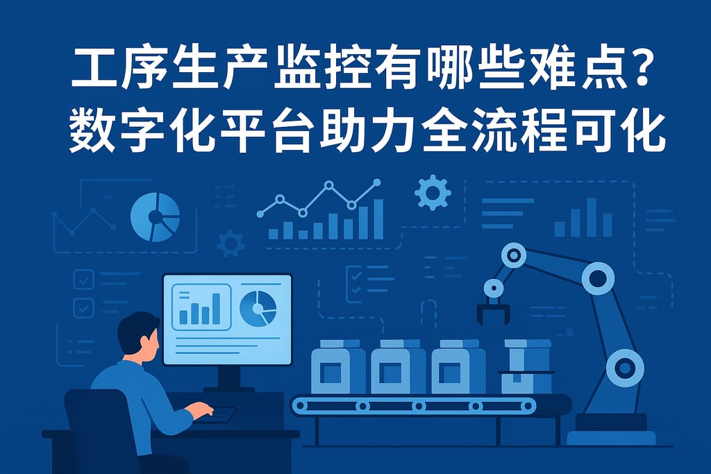 工序生产监控有哪些难点？数字化平台助力全流程可视化