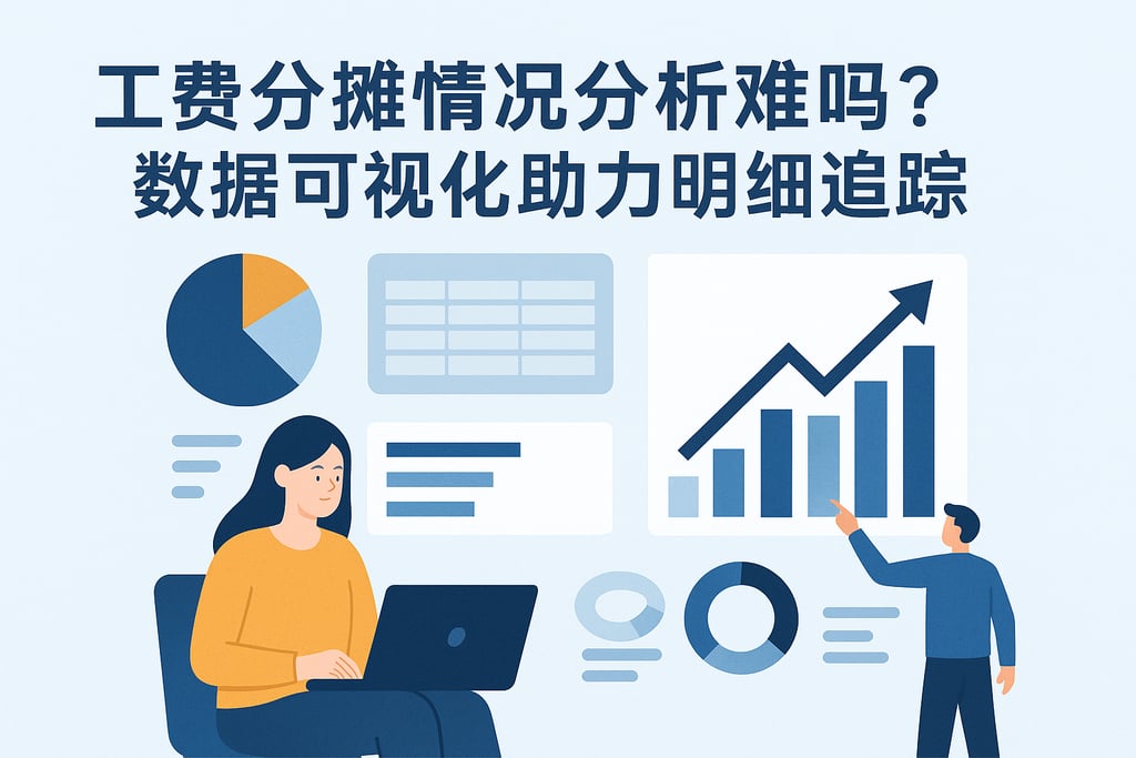 工费分摊情况分析难吗？数据可视化助力明细追踪