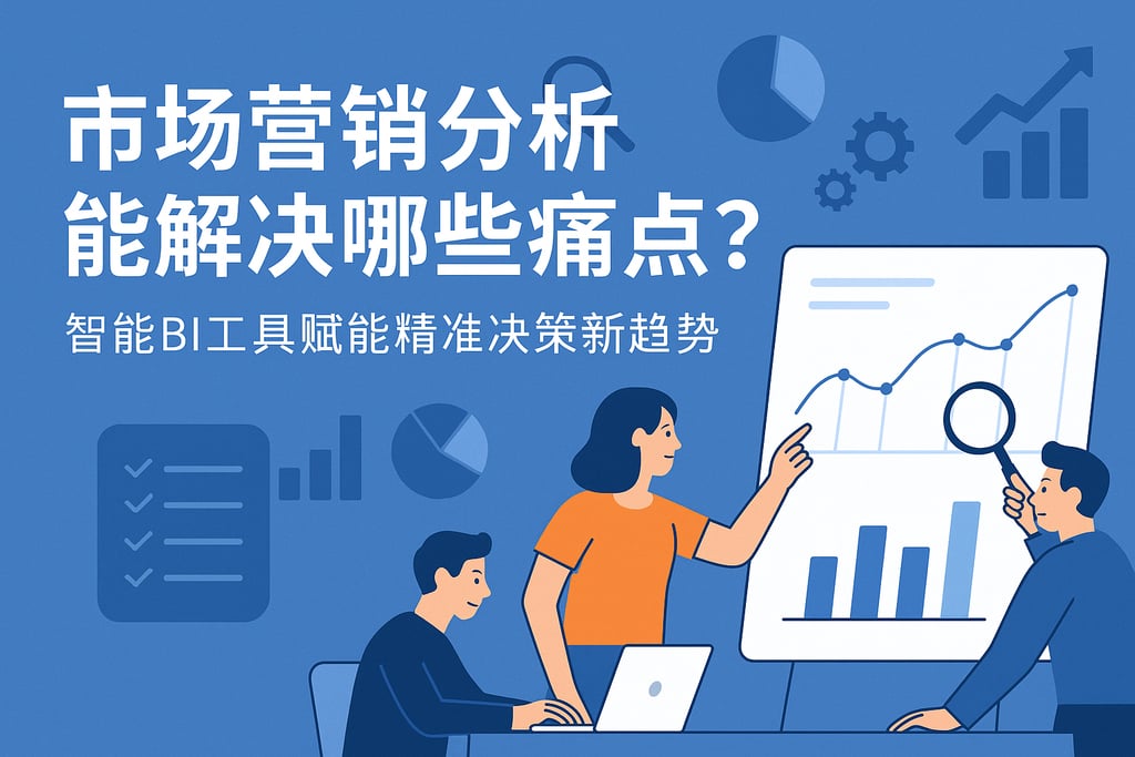 市场营销分析能解决哪些痛点？智能BI工具赋能精准决策新趋势