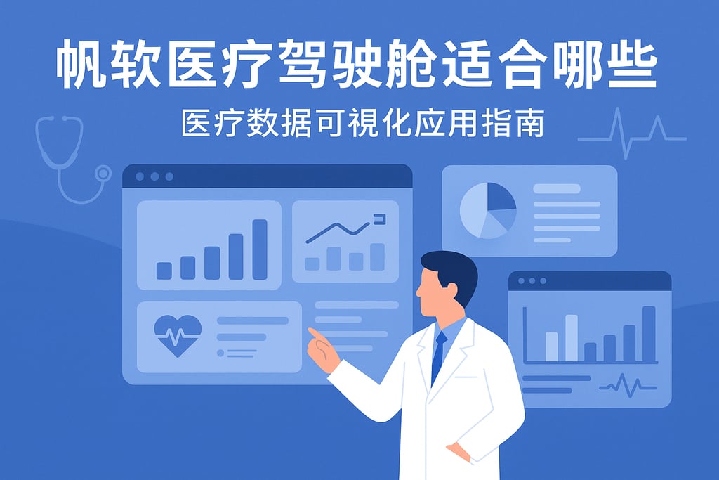帆软医疗驾驶舱适合哪些场景？医疗数据可视化应用指南