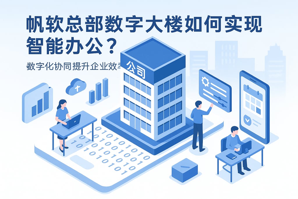 帆软总部数字大楼如何实现智能办公？数字化协同提升企业效率