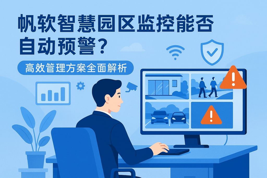 帆软智慧园区监控能否自动预警？高效管理方案全面解析