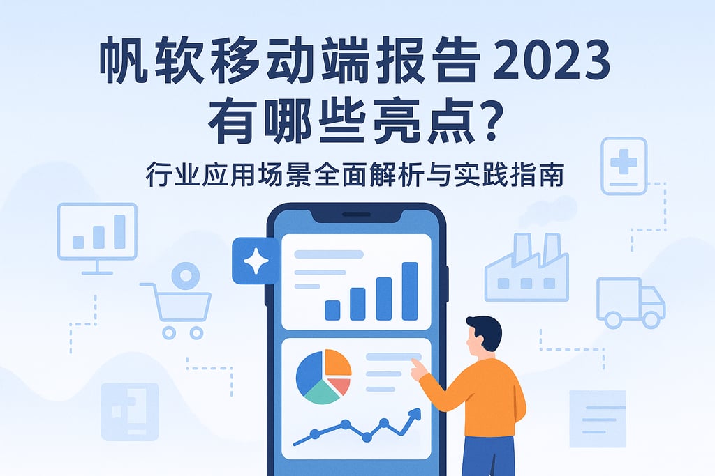 帆软移动端报告2023有哪些亮点？行业应用场景全面解析与实践指南