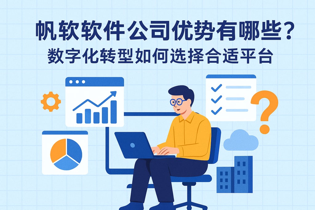 帆软软件公司优势有哪些？数字化转型如何选择合适平台
