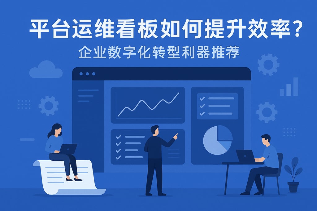 平台运维看板如何提升效率？企业数字化转型利器推荐