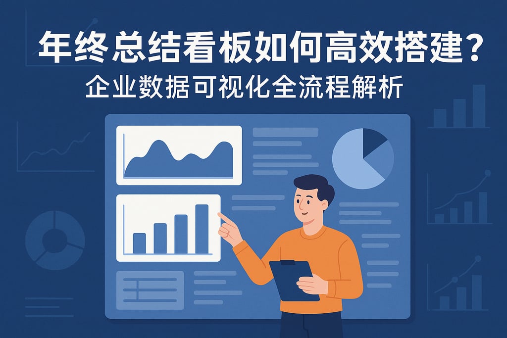 年终总结看板如何高效搭建？企业数据可视化全流程解析
