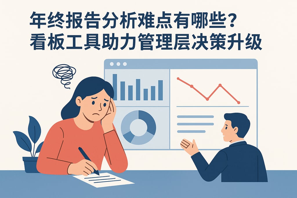 年终报告分析难点有哪些？看板工具助力管理层决策升级