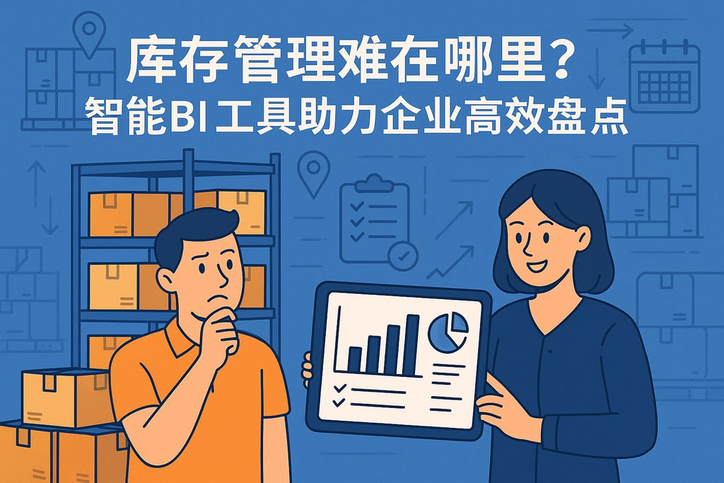 库存管理难在哪里？智能BI工具助力企业高效盘点