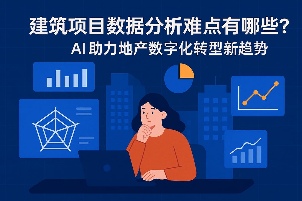 建筑项目数据分析难点有哪些？AI助力地产数字化转型新趋势