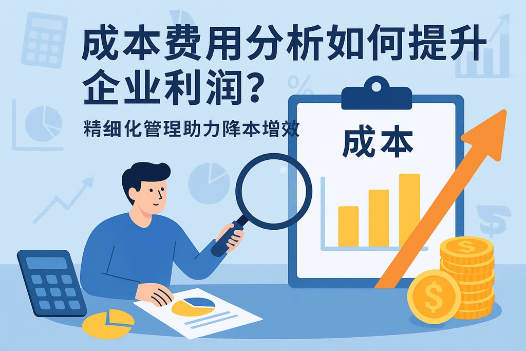 成本费用分析如何提升企业利润？精细化管理助力降本增效