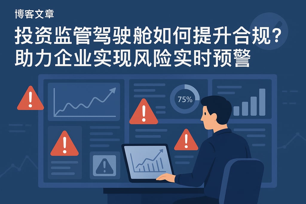 投资监管驾驶舱如何提升合规？助力企业实现风险实时预警