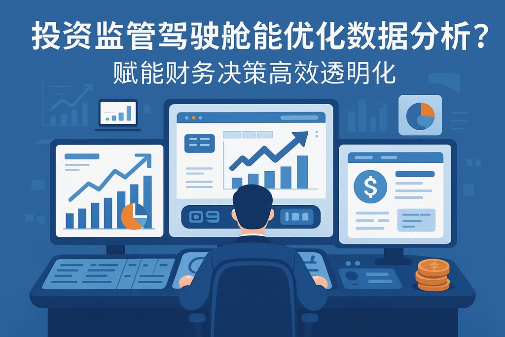 投资监管驾驶舱能优化数据分析？赋能财务决策高效透明化