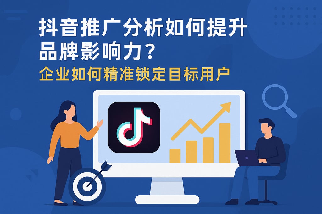 抖音推广分析如何提升品牌影响力？企业如何精准锁定目标用户