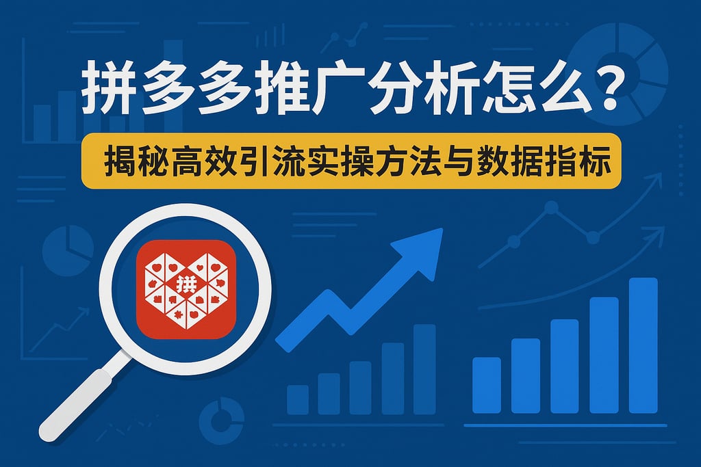 拼多多推广分析怎么做？揭秘高效引流实操方法与数据指标