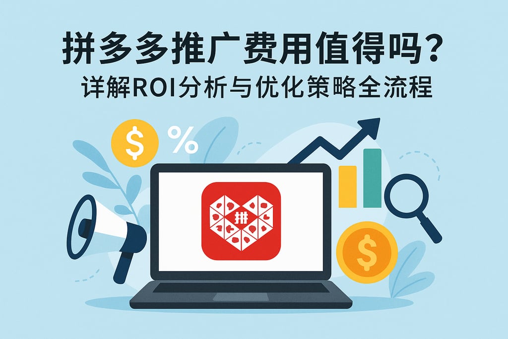 拼多多推广费用值得吗？详解ROI分析与优化策略全流程