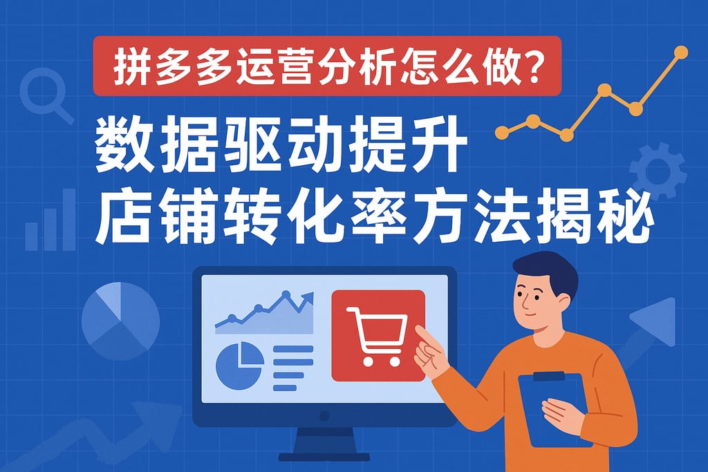 拼多多运营分析怎么做？数据驱动提升店铺转化率方法揭秘