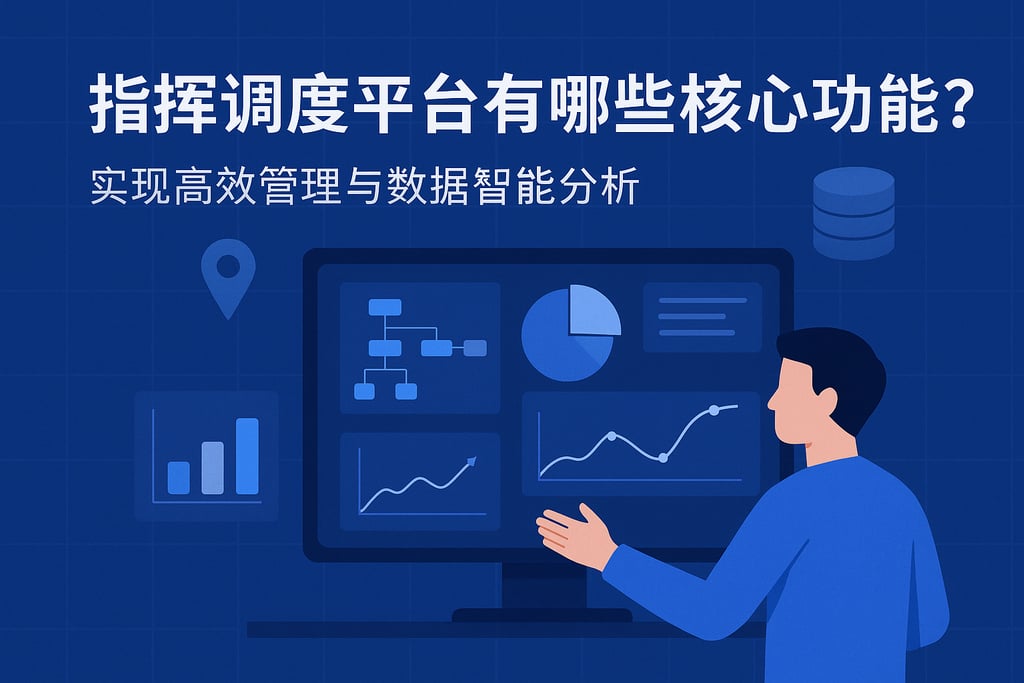指挥调度平台有哪些核心功能？实现高效管理与数据智能分析