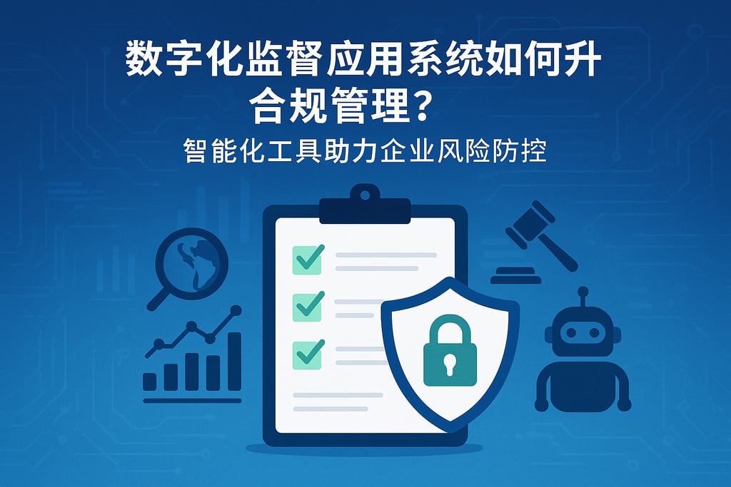 数字化监督应用系统如何提升合规管理？智能化工具助力企业风险防控