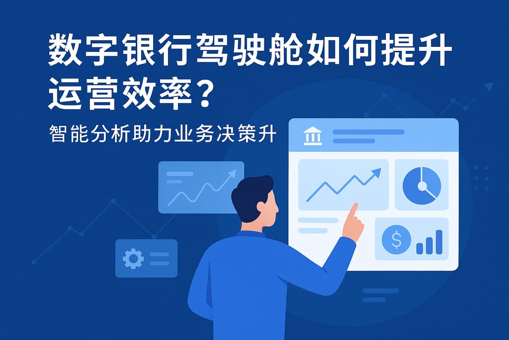 数字银行驾驶舱如何提升运营效率？智能分析助力业务决策升级