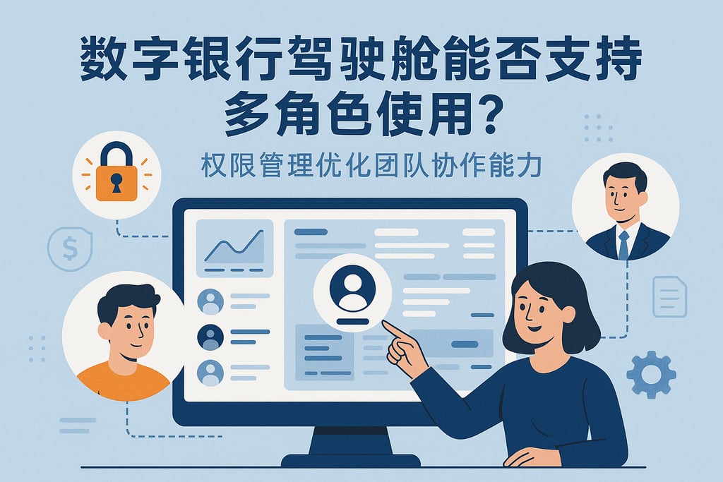 数字银行驾驶舱能否支持多角色使用？权限管理优化团队协作能力