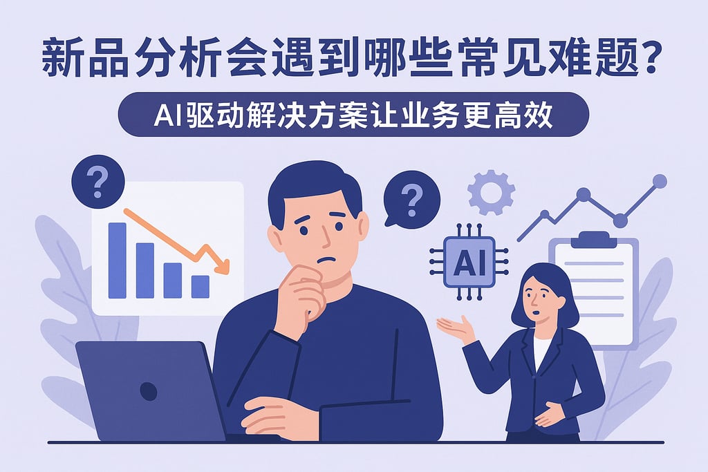 新品分析会遇到哪些常见难题？AI驱动解决方案让业务更高效