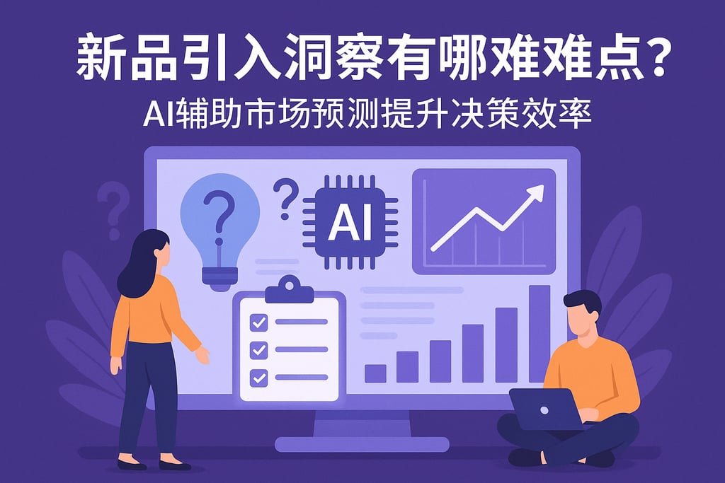 新品引入洞察有哪些难点？AI辅助市场预测提升决策效率