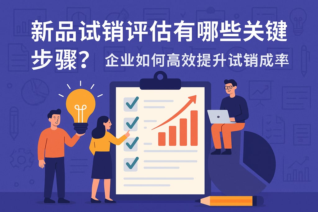 新品试销评估有哪些关键步骤？企业如何高效提升试销成功率