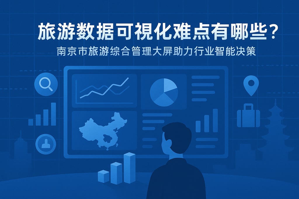 旅游数据可视化难点有哪些？南京市旅游综合管理大屏助力行业智能决策