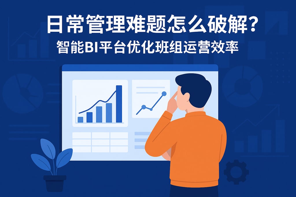 日常管理难题怎么破解？智能BI平台优化班组运营效率