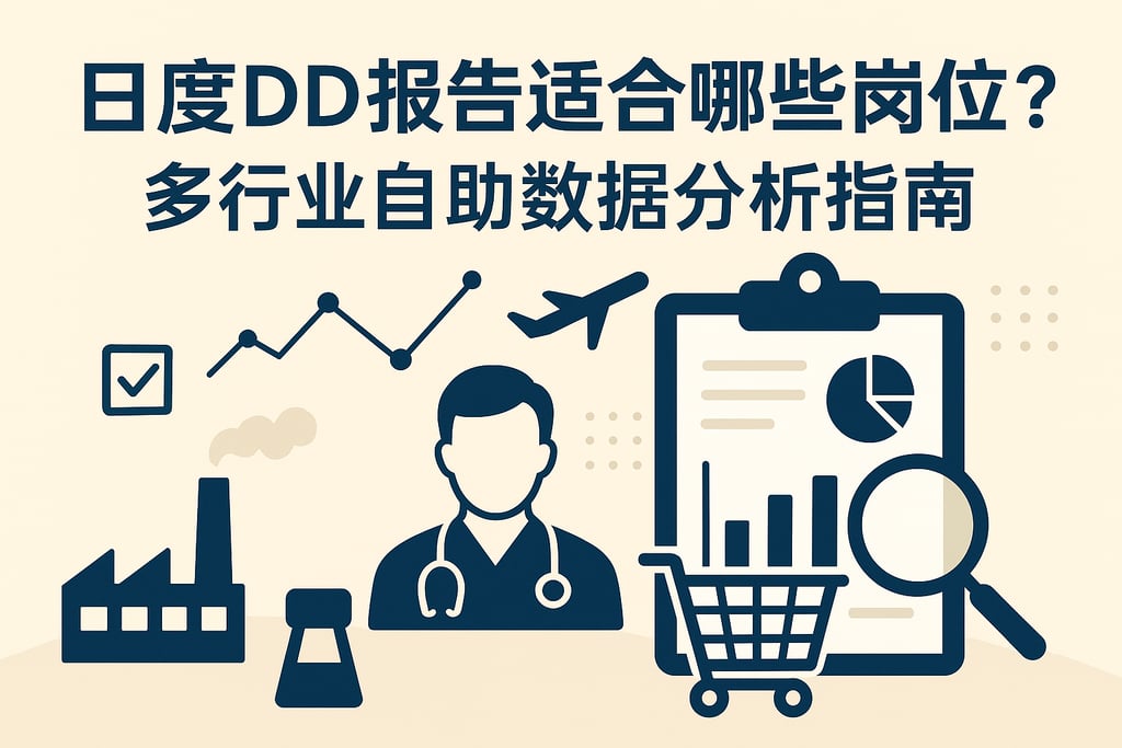 日度DDI报告适合哪些岗位？多行业自助数据分析指南