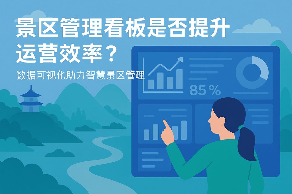 景区管理看板是否提升运营效率？数据可视化助力智慧景区管理