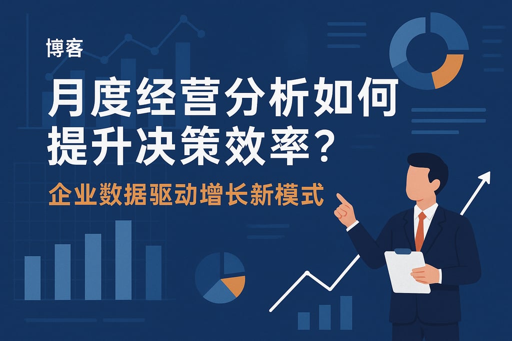 月度经营分析如何提升决策效率？企业数据驱动增长新模式