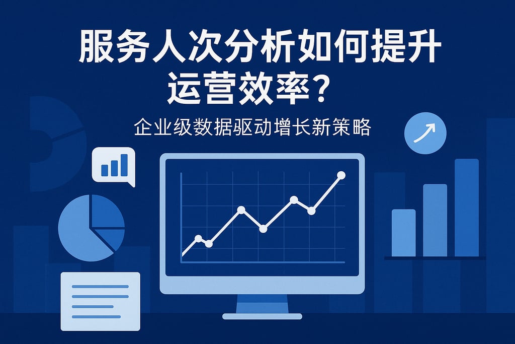 服务人次分析如何提升运营效率？企业级数据驱动增长新策略