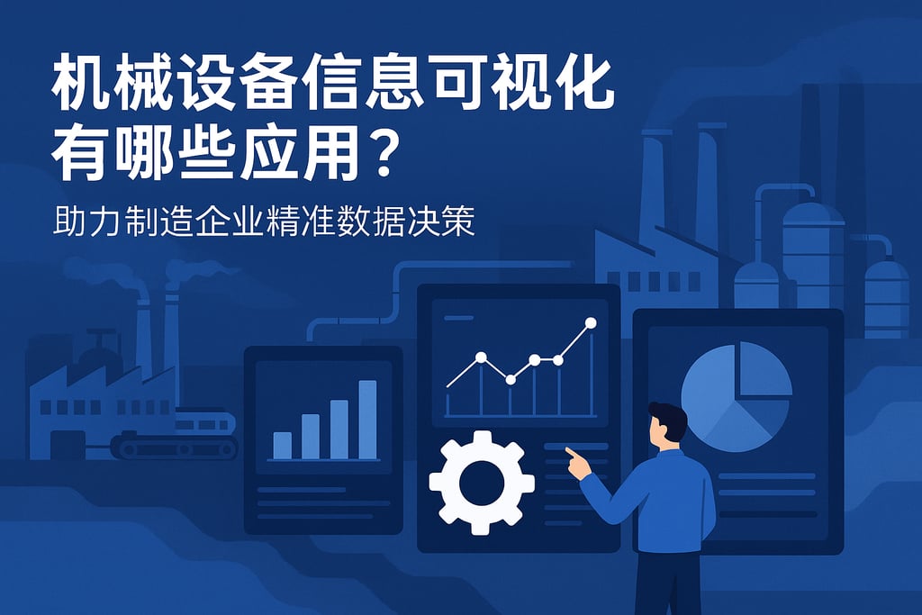 机械设备信息可视化有哪些应用？助力制造企业精准数据决策
