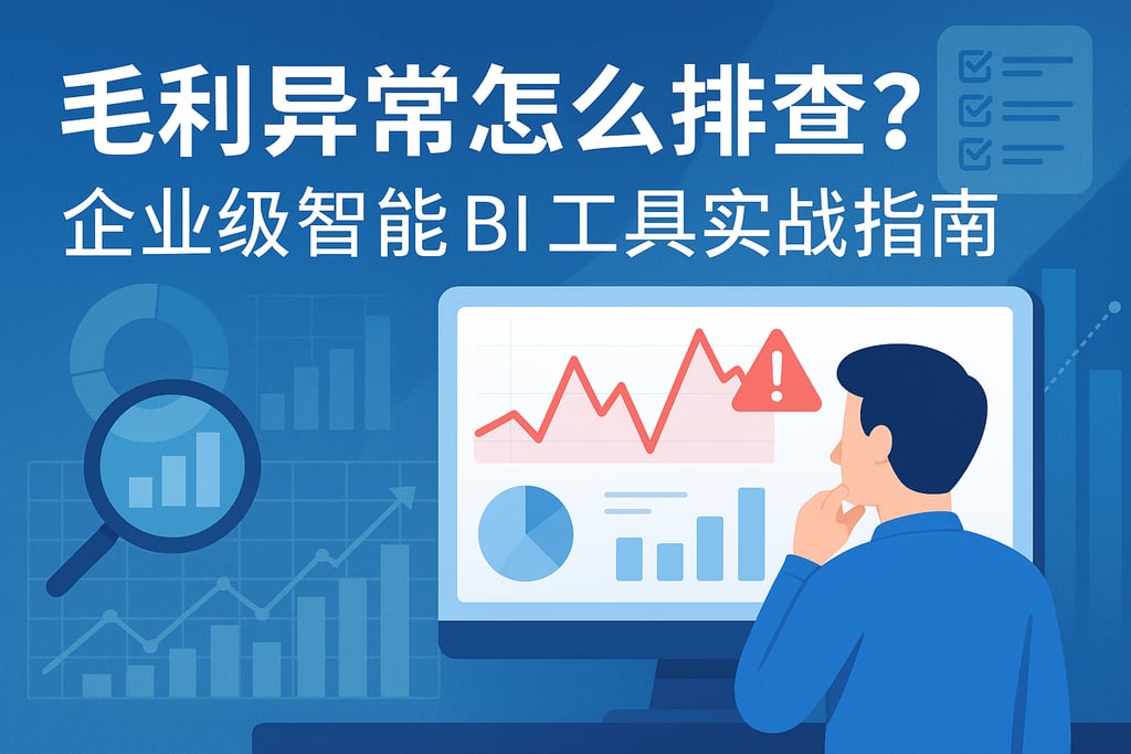 毛利异常怎么排查？企业级智能BI工具实战指南
