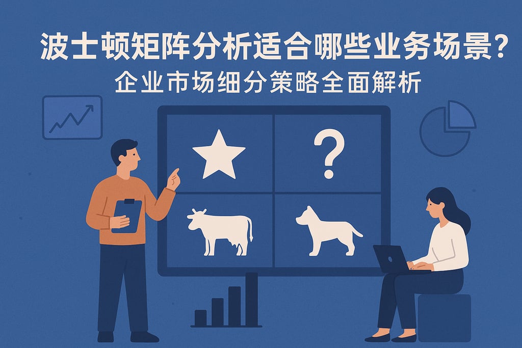 波士顿矩阵分析适合哪些业务场景？企业市场细分策略全面解析