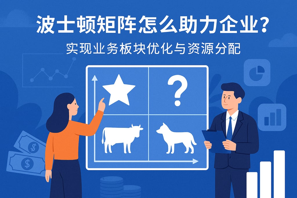波士顿矩阵怎么助力企业？实现业务板块优化与资源分配