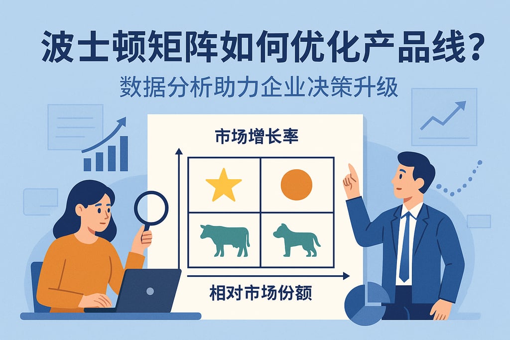 波斯顿矩阵如何优化产品线？数据分析助力企业决策升级