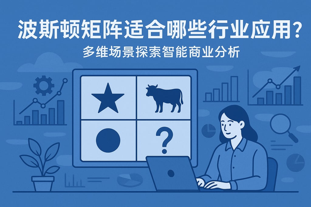 波斯顿矩阵适合哪些行业应用？多维场景探索智能商业分析