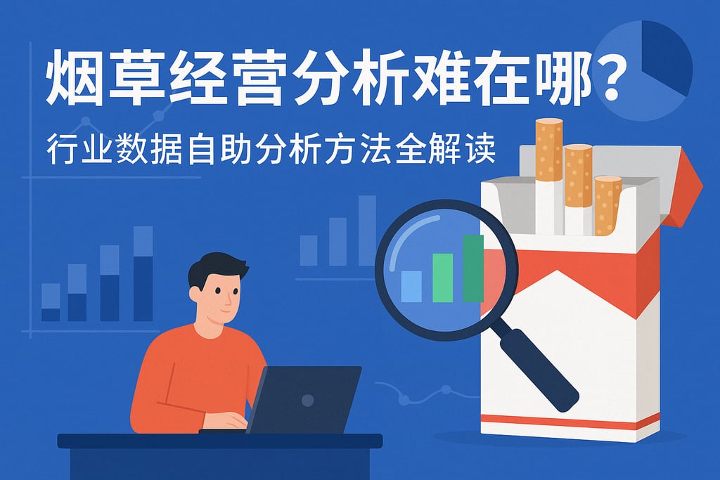 烟草经营分析难在哪？行业数据自助分析方法全解读