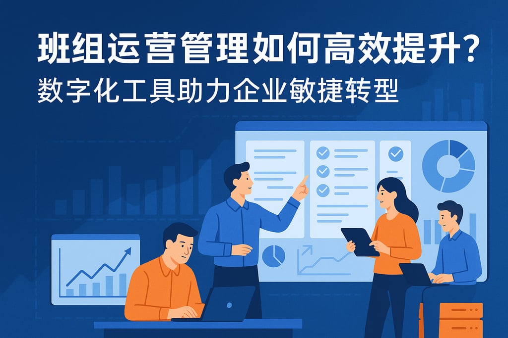 班组运营管理如何高效提升？数字化工具助力企业敏捷转型